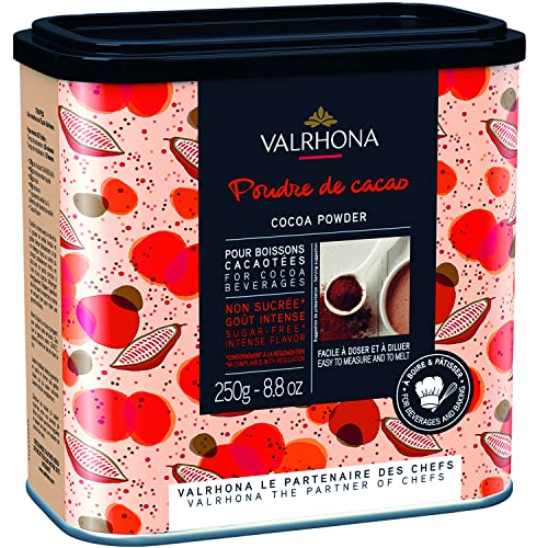 Valrhona Dutch Processed French Cocoa Powder. Chef’s Choice Cocoa Powder. Warm, Red Color, Pure, Dark