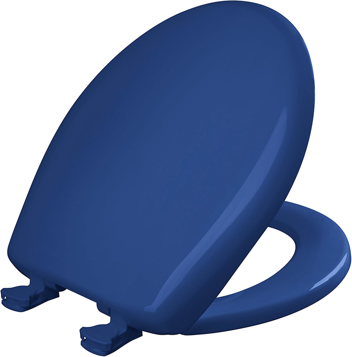 Bemis Classic Colors Slow Close Toilet Seat, Easy Clean Hinges and Durable Plastic Seat, Made in USA, Elongated, Black