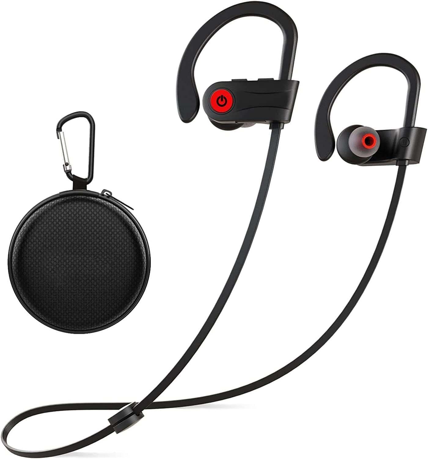 Otium Bluetooth Earbuds Wireless Headphones Bluetooth Headphones, Sports Earbuds, IPX7 Waterproof Stereo Earphones for Gym Running 15 Hours Playtime Sound Isolation Headsets,Black.