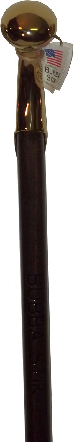 Walking Cane Texas Style Walking Stick Made of Mahogany Stained Tennessee Hardwood and Topped with a Brass Hame Handle from a Real Horse Collar Harness. Made in Texas by Real Texans.