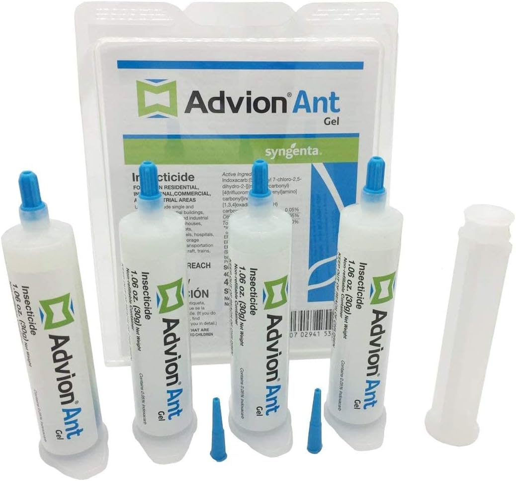 Syngenta Advion Ant Gel - 1 Box (4 X 30 Gr.Syringes)