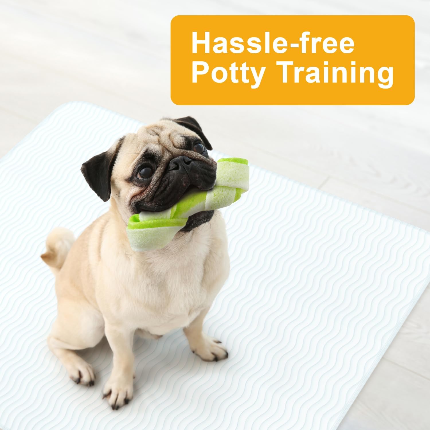 GREEN LIFESTYLE Washable Underpads - Large Pads for use as Incontinence Bed Pads, Reusable Pet Pads, Great for Dogs, Cats, Bunny