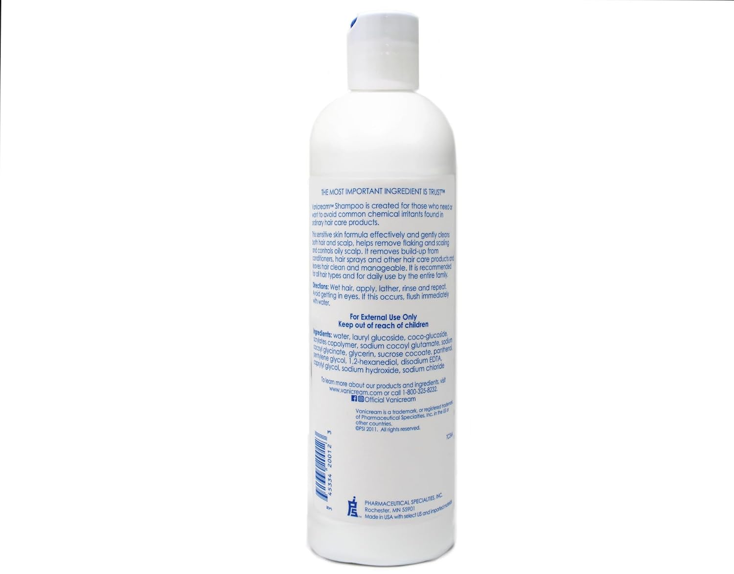 Vanicream Shampoo 12 oz (Pack of 9)