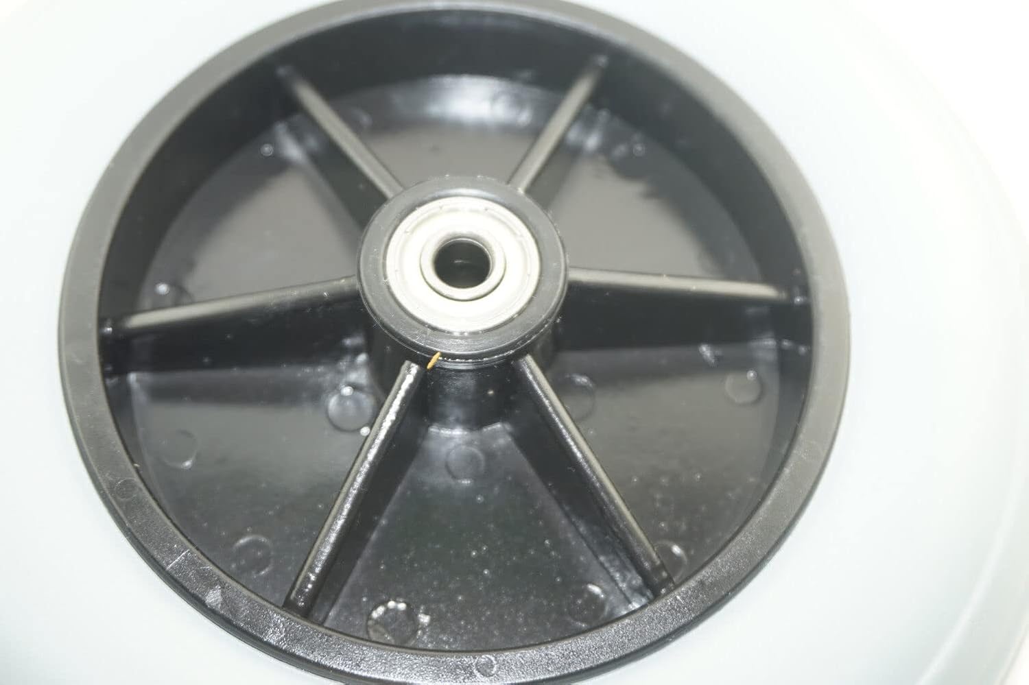 8" x 2" (200x50) Caster Solid Rubber Front Rear Caster Tires Wheels Assembly for Many Standard Wheelchairs Powerchairs/Electric Wheelchair Replace