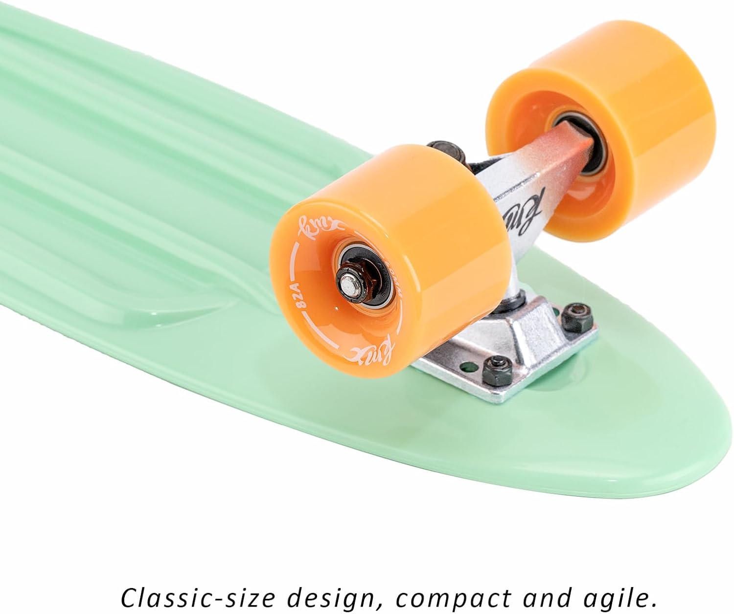 KMX Classic Retro Mini Cruiser Skateboard for Kids, Teens, Adults