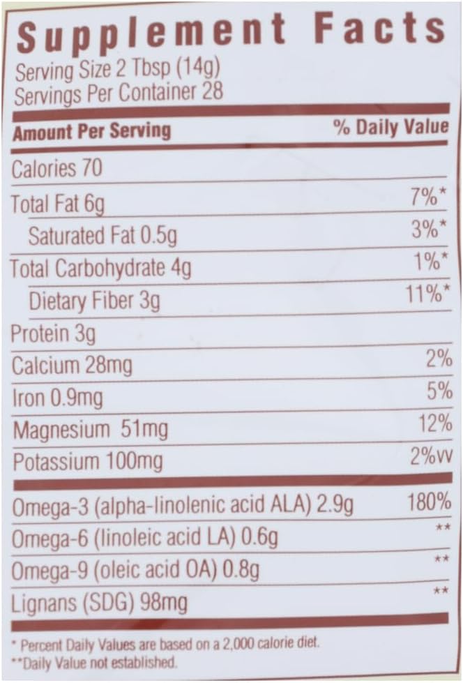 Spectrum Essentials - Organic Ground Premium Flaxseed - 14 oz (pack of 2)
