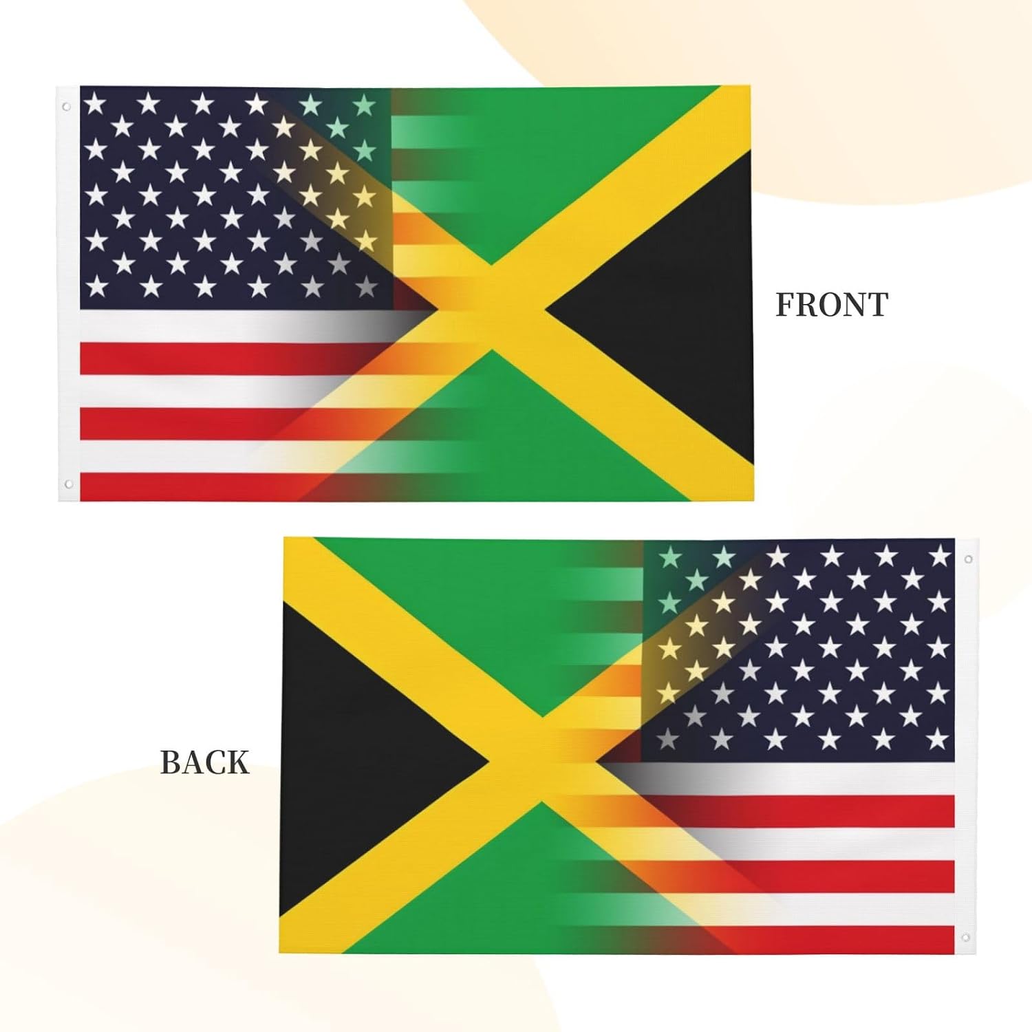 Nicaragua Nicaraguan And American Flag America USA 3x5 Ft Indoor Outdoor Decor Banner National Flags for Garden Yard Car Outside Decoration