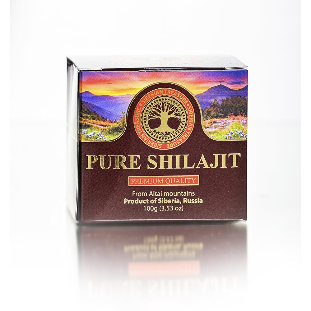 Pure Authentic Shilajit Siberian Mumijo Resin, 100 grams, 3.5 OZ