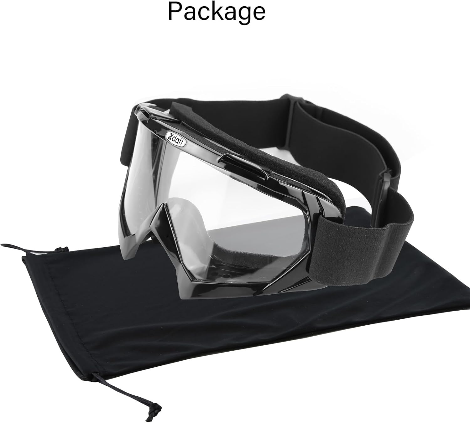 Dirt Bike Goggles, ATV Motorcycle UTV MX OTG Accessories Goggle Glasses & Anti Fog Ski Goggles, Racing Skiing Dirtbike