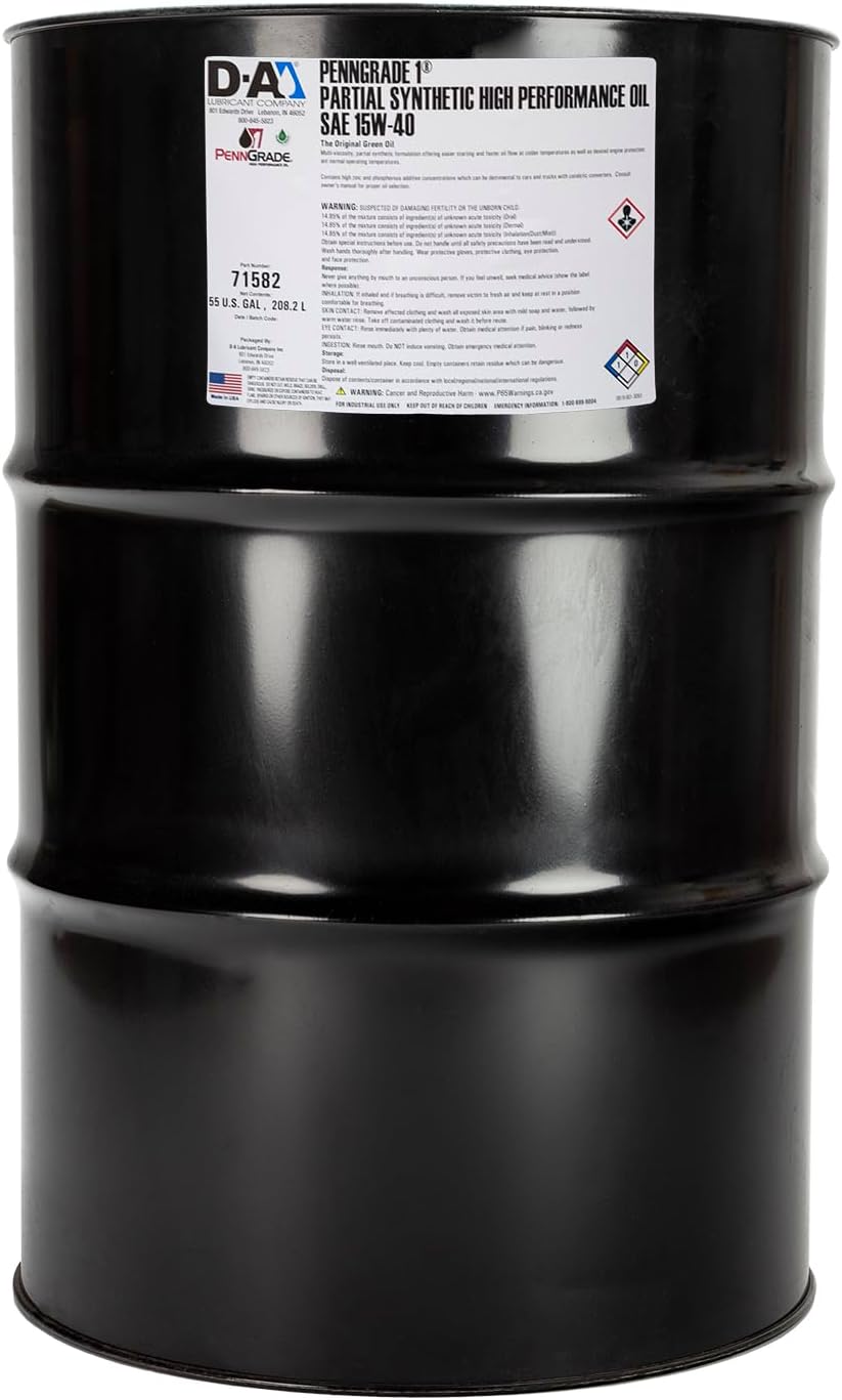 PENN GRADE 1 Synthetic Blend High Performance Oil SAE 15W-40 (1, Quart)