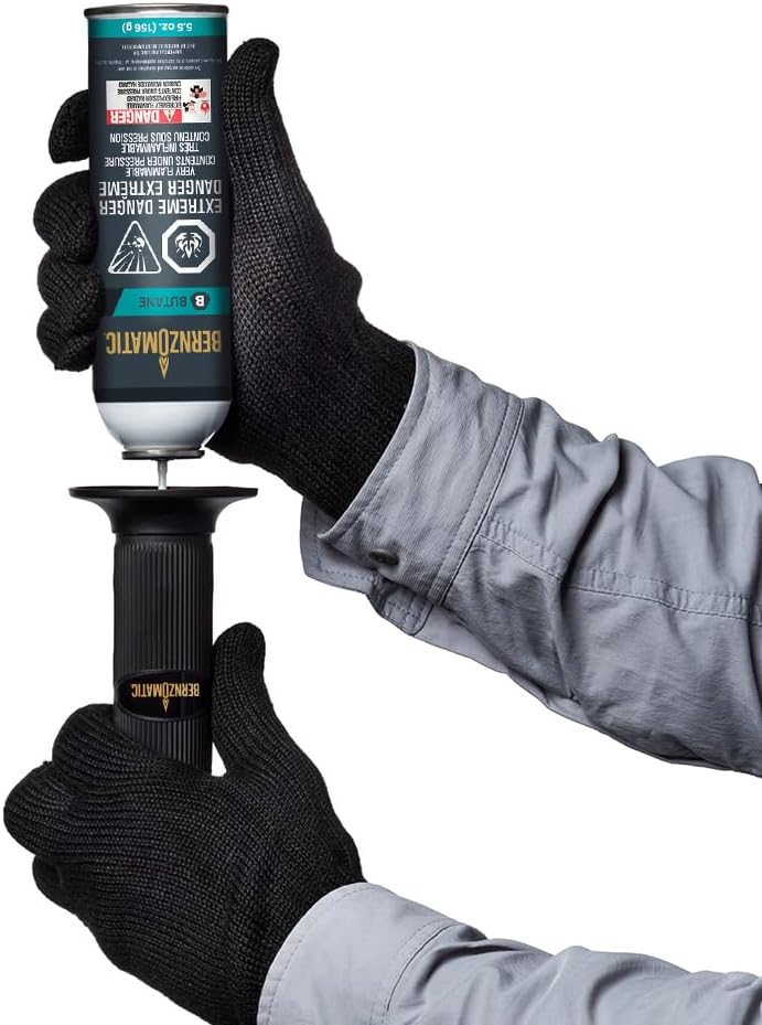 Bernz-O-Matic ST2200T Micro Flame Butane Torch Kit, Small, Black | Small Torch for Creme Brulee, Kitchen Cooking, Soldering & Jewelry Repair | Portable Mini Torch Lighter