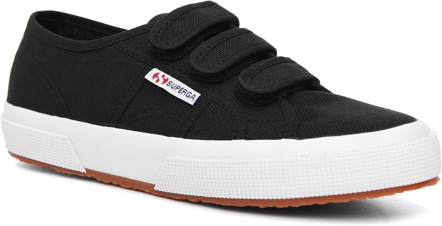 Superga Unisex 2750 Cot3strapu Cotton Canvas Sneakers with Touch Strap Fastening