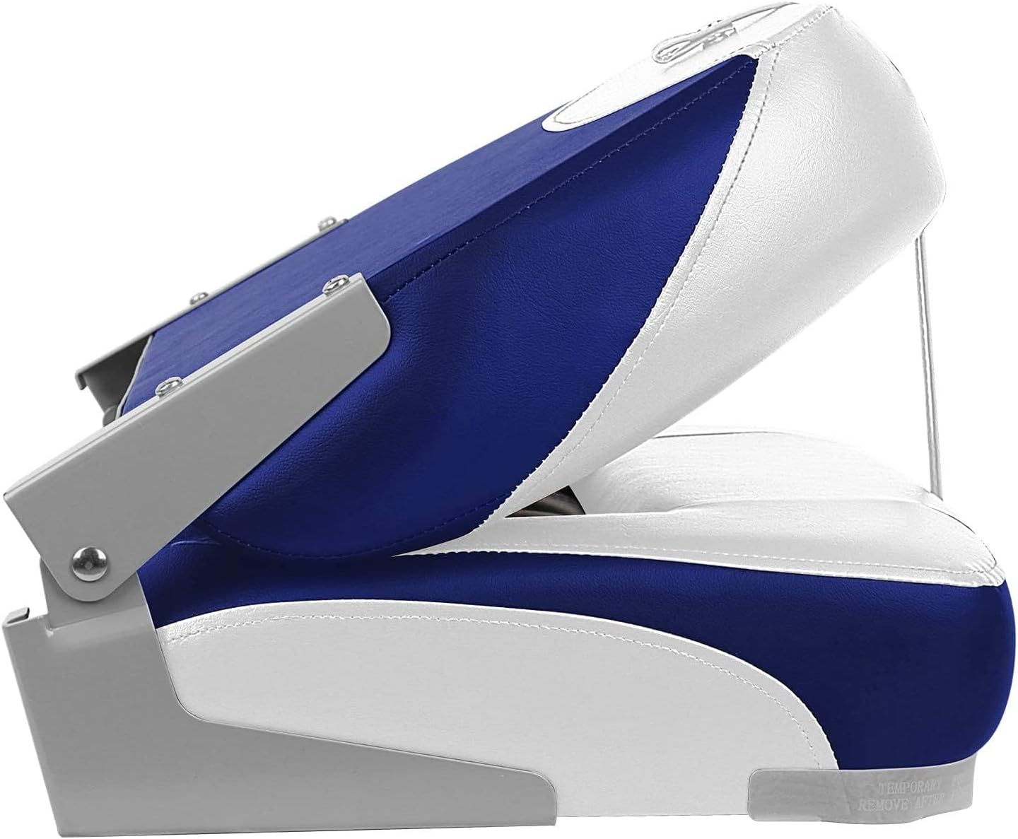 XGEAR Fold-Down Boat Seat, Low Back Fishing Boat Chair