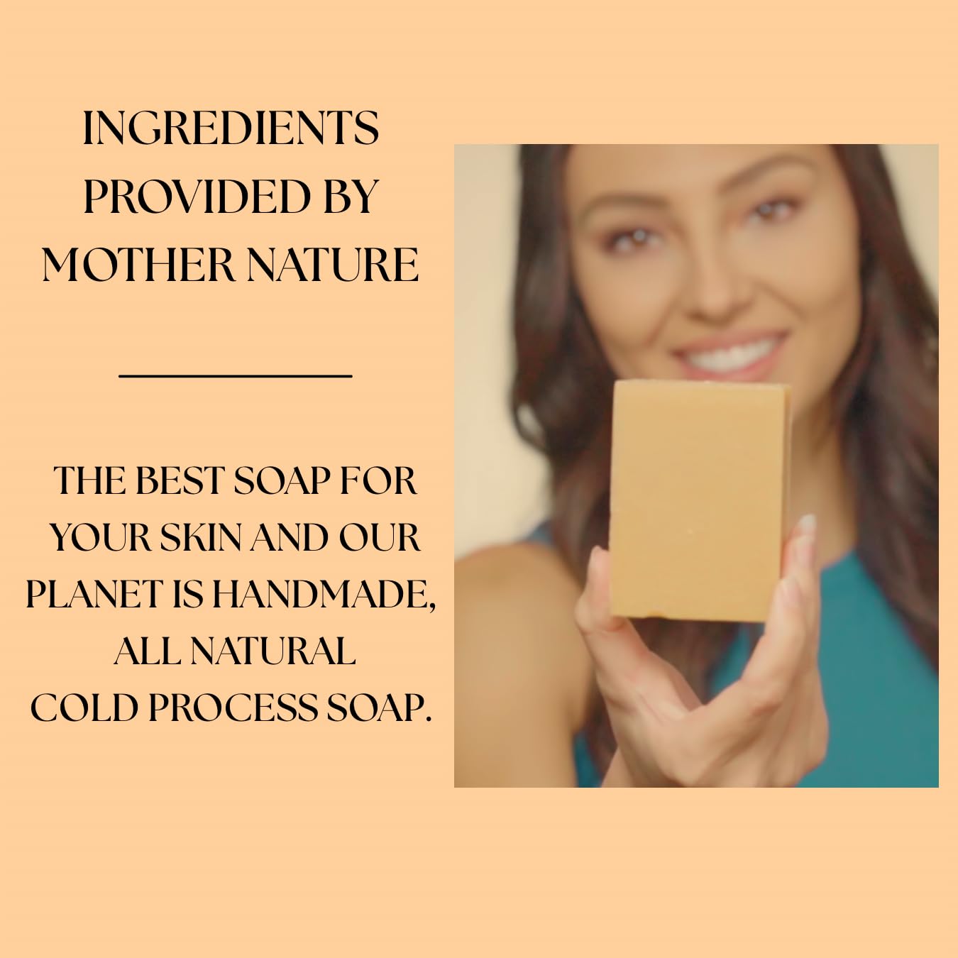 Turmeric Soap for Face & Body, Handmade, Cold Process, Organic. 4.5 oz | Gentle turmeric face wash & cleanser for glowing skin that feels refreshed, soft & balanced. Made in the USA
