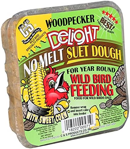C&S Woodpecker Delight No-Melt Suet Dough