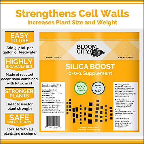 Bloom City Liquid Silica Boost Fertilizer & Supplement, 8 oz