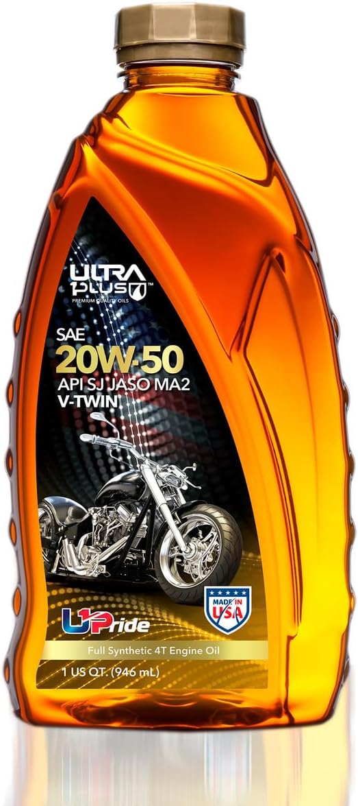 20W-50 Full Synthetic V-Twin 4T Motorcycle Engine Oil 5 Gallon Pail