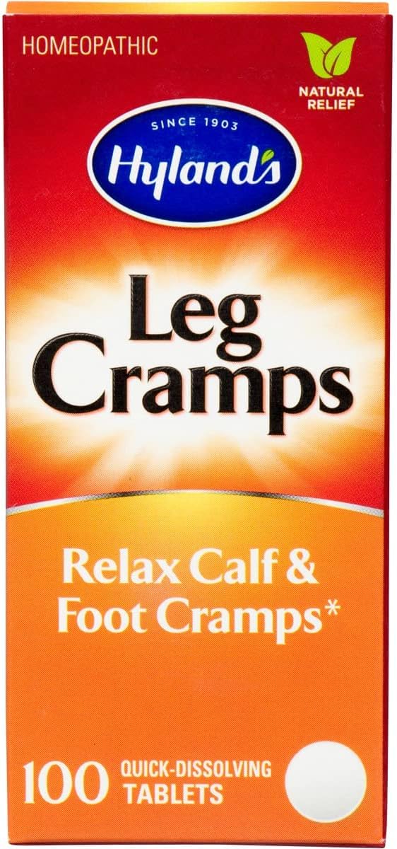 Hyland's Leg Cramps Tablets | Homeopathic, With Quinine, 100 Tablets