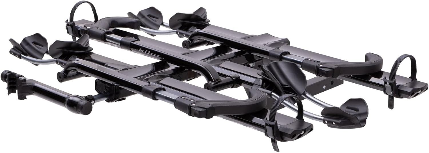 Kuat NV Add-On 2.0-2" - +2-Bike Rack, Black Metallic (NA22B) | Increases 2" NV 2.0 to a 4-Bike Hitch Rack, Rugged All-Metal Construction, E-Bike Compatible, Easy Installation