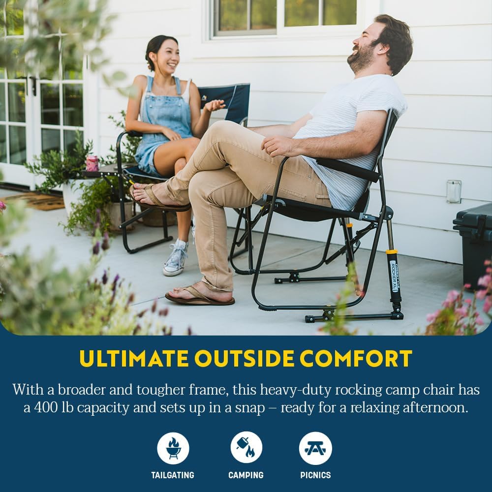 GCI Outdoor Freestyle Rocker Camping Chair - Cinnamon