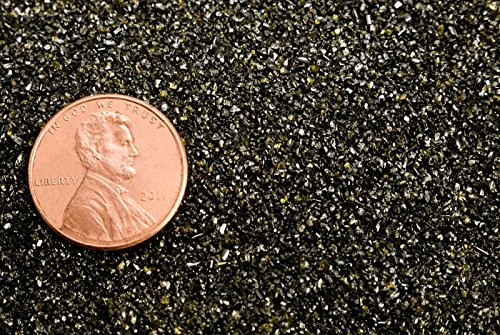 BLACK BEAUTY Abrasive Blast Media Fine Abrasive 20/40 Mesh Size for use in Sandblast Cabinet - 25 LBS