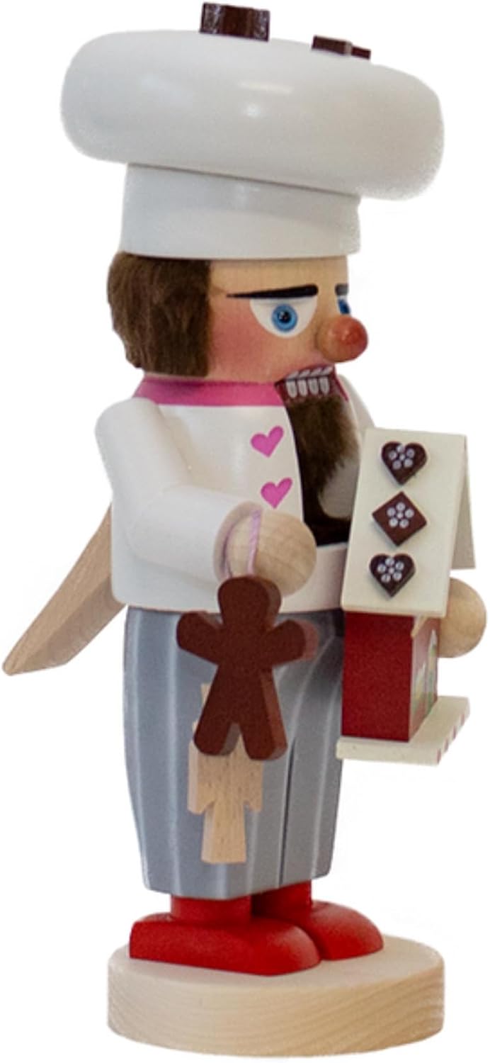 Steinbach Chubby Nutcracker Collection, Gingerbread Baker, Multicolored, 12"