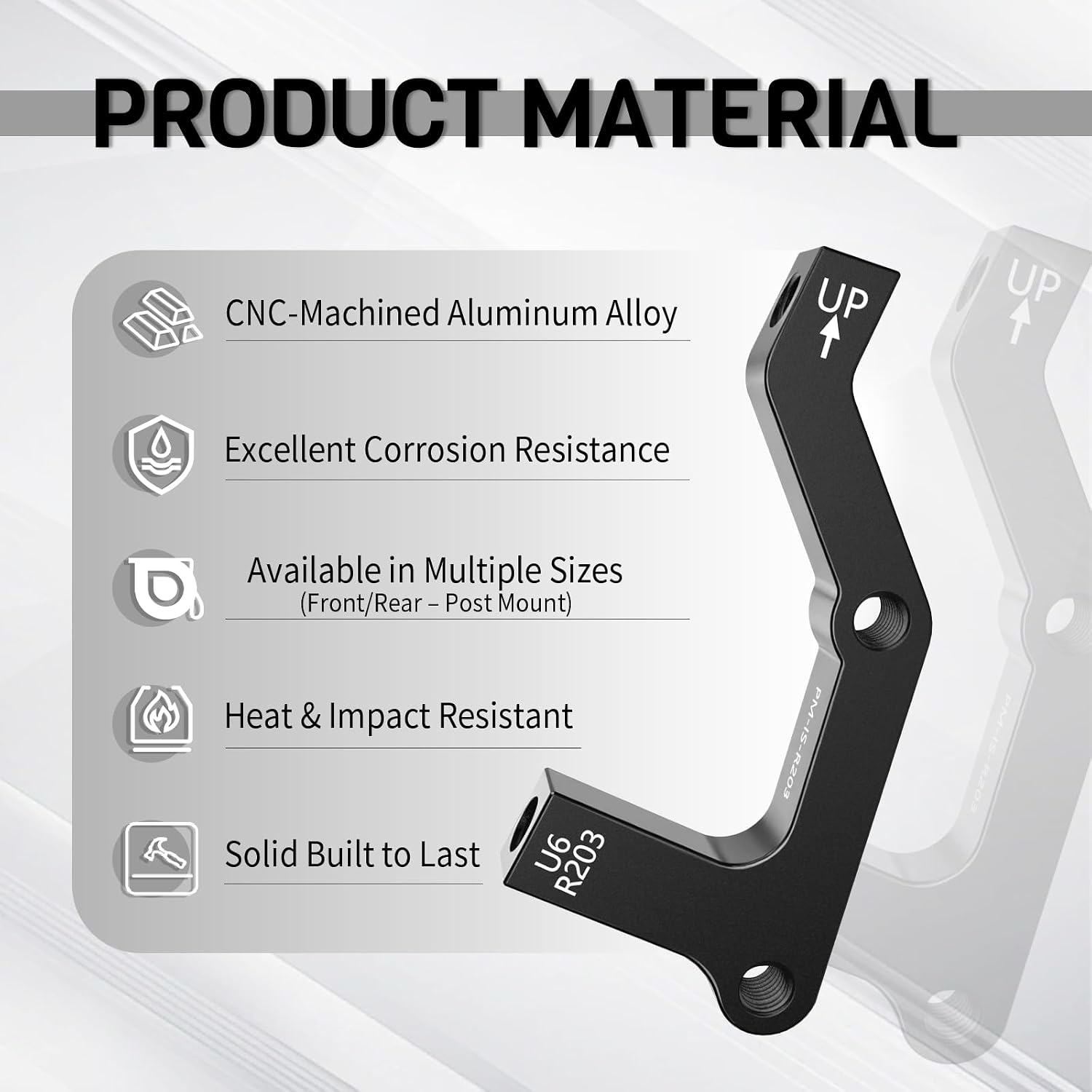 BUCKLOS MTB is Frame Rear 180mm Disc Brake Caliper Mount Adapter Parts