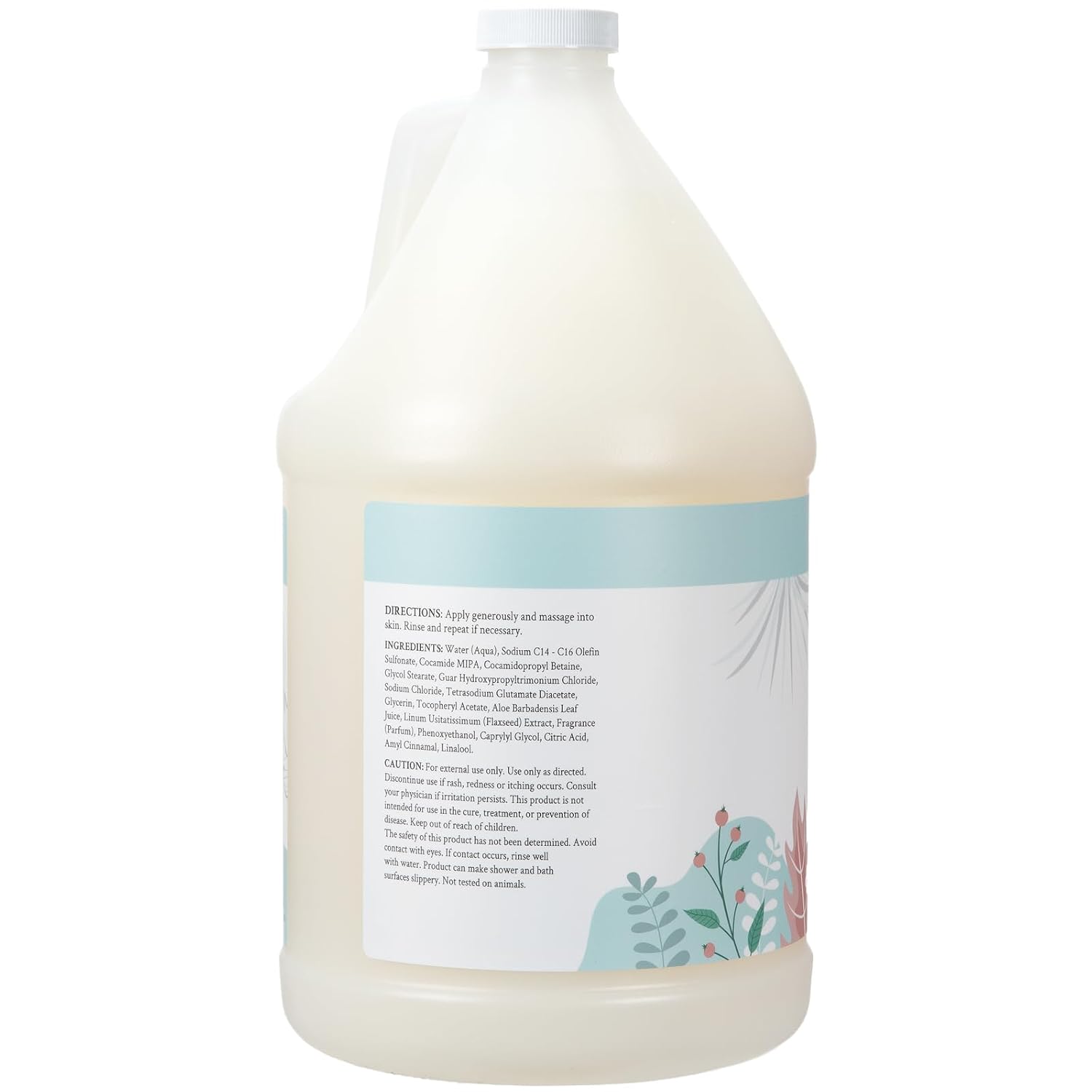 Ginger Lily Farms 1 gal Nourishing Body Wash, Citrus Blend Scent | for Hands, Body & Hair, Moisturizing Wash, Salon Wash, Spa Cleanser, Salon & Spa Essentials, Manicure & Pedicure Supplies