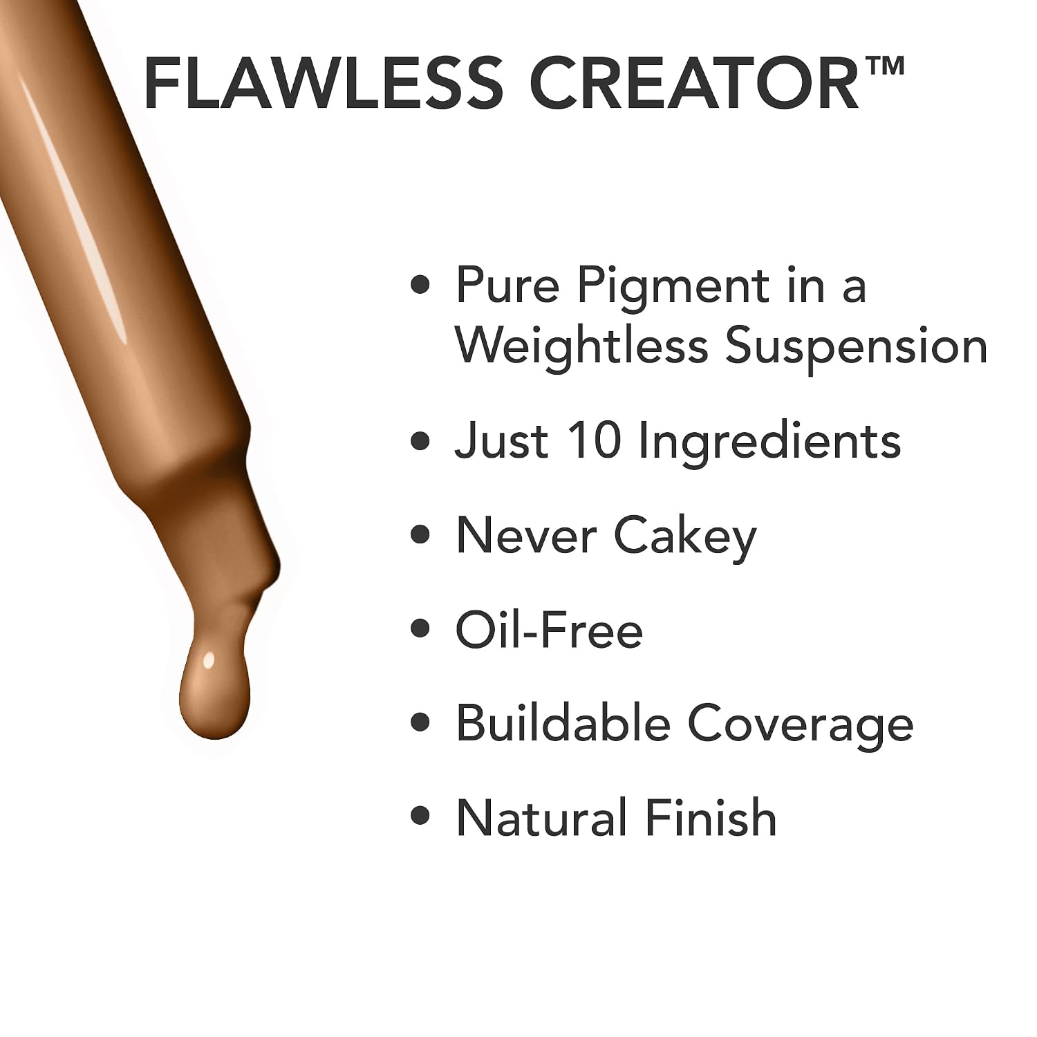 Dermablend Flawless Creator Multi-Use Liquid Foundation Makeup, Full Coverage Lightweight Buildable Foundation, Natural Finish, 1 Fl oz.