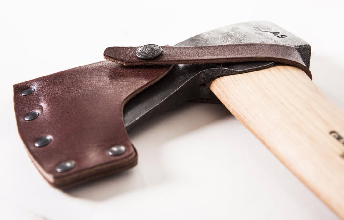 Gransfors Bruk Small Forest Axe (420) with Ceramic Grinding Sharpening Stone (4034) - Bundle (2 Items)