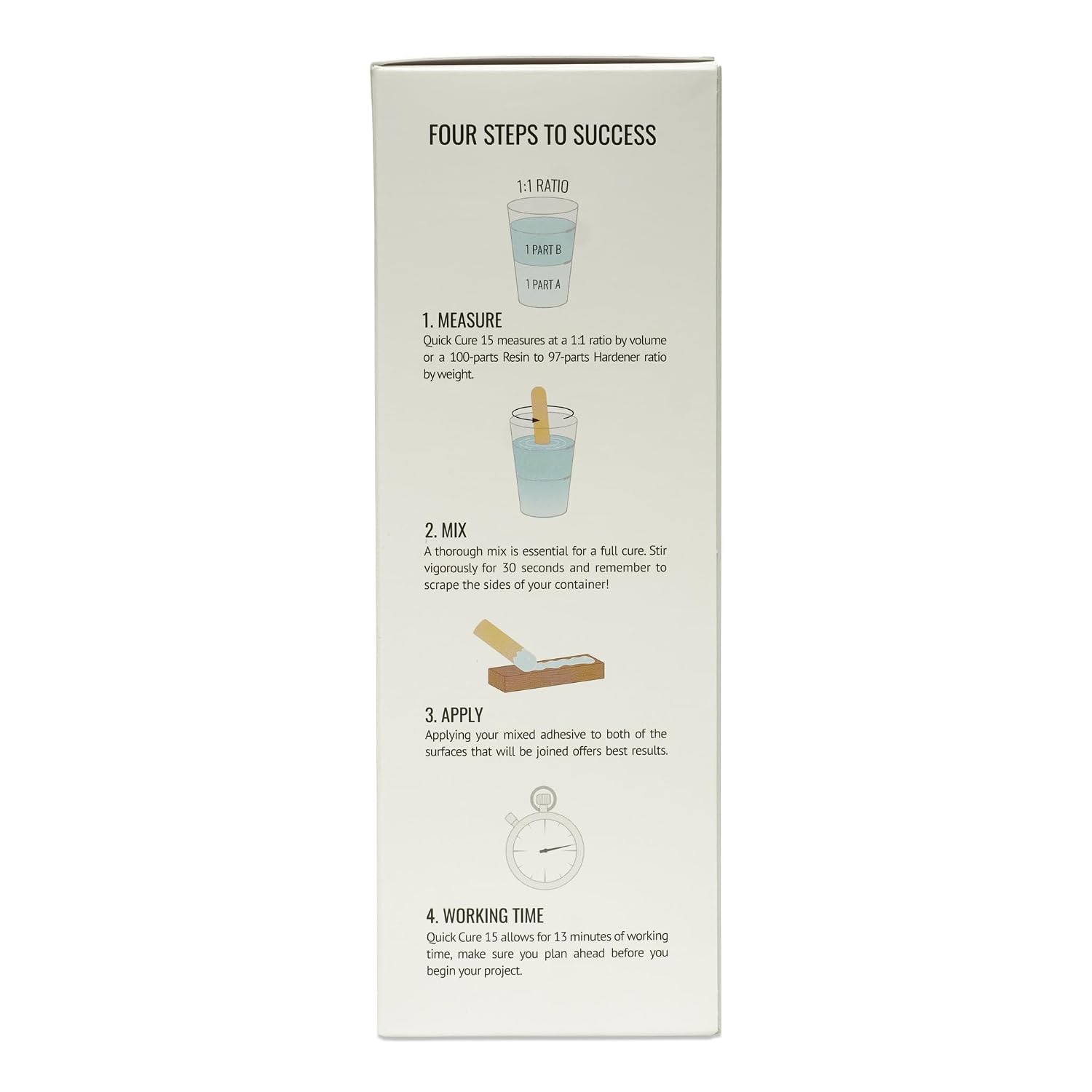 System Three Quick Cure 15 Epoxy Adhesive, 1 Pt Bottle Kit, Amber