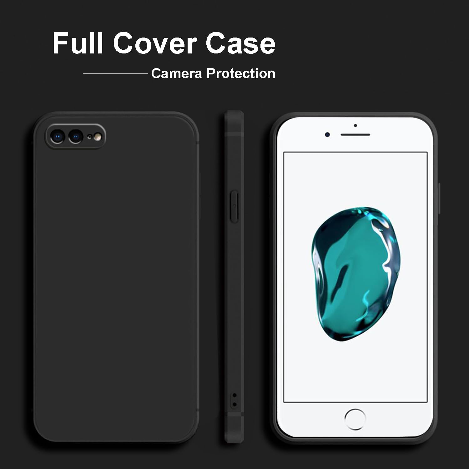 TENOC Phone Case Compatible with iPhone SE (2nd 2020 and 3rd 2022 Generation) & iPhone 7 & iPhone 8, Clear Case Shockproof Protective Bumper Slim Cover for 4.7 Inch