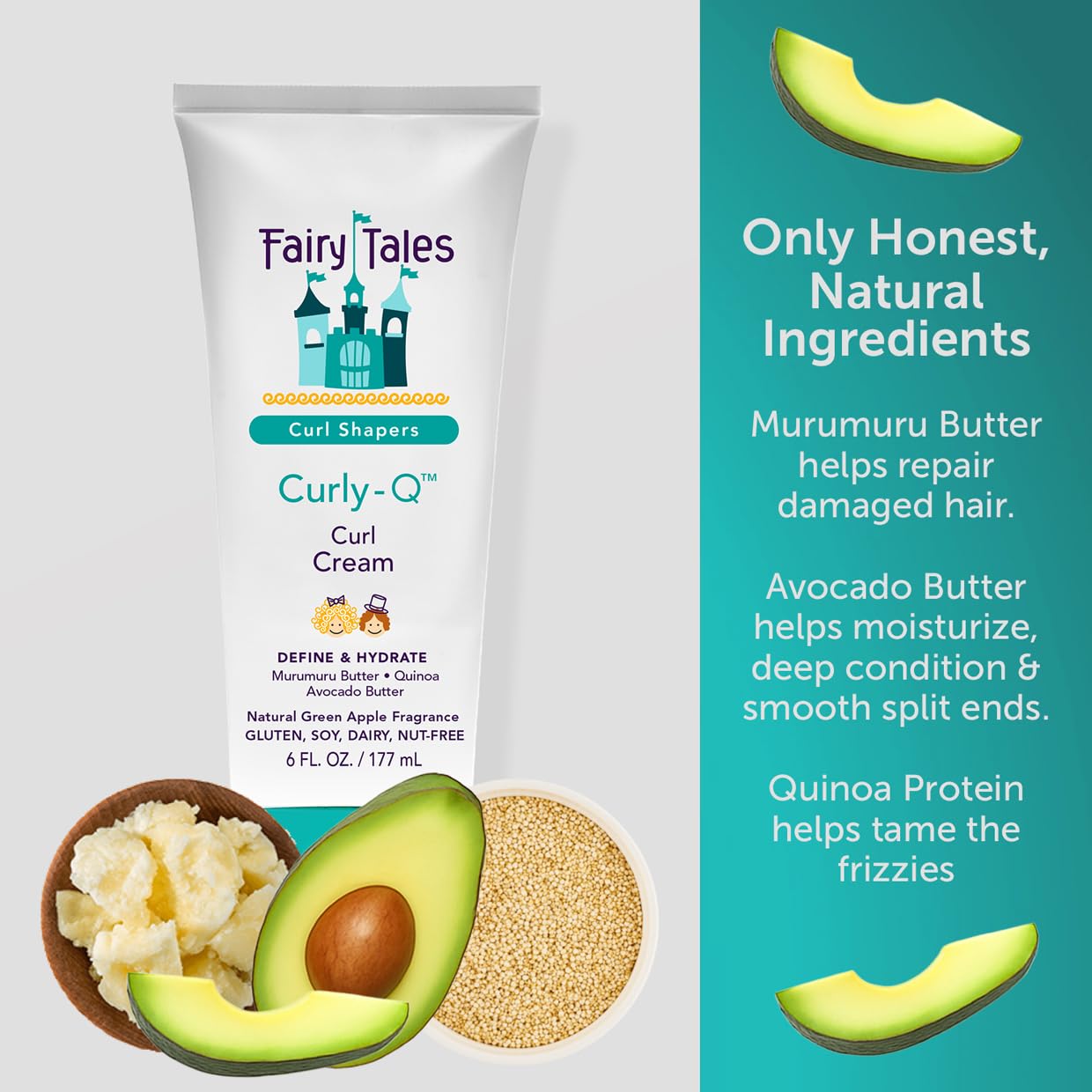 Fairy Tales Curly Q Kids Styling Spray Gel, 8oz