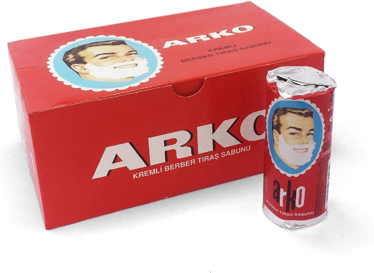 Arko Shaving Soap Stick - 12 Sticks (31.5 oz) by EVYAP