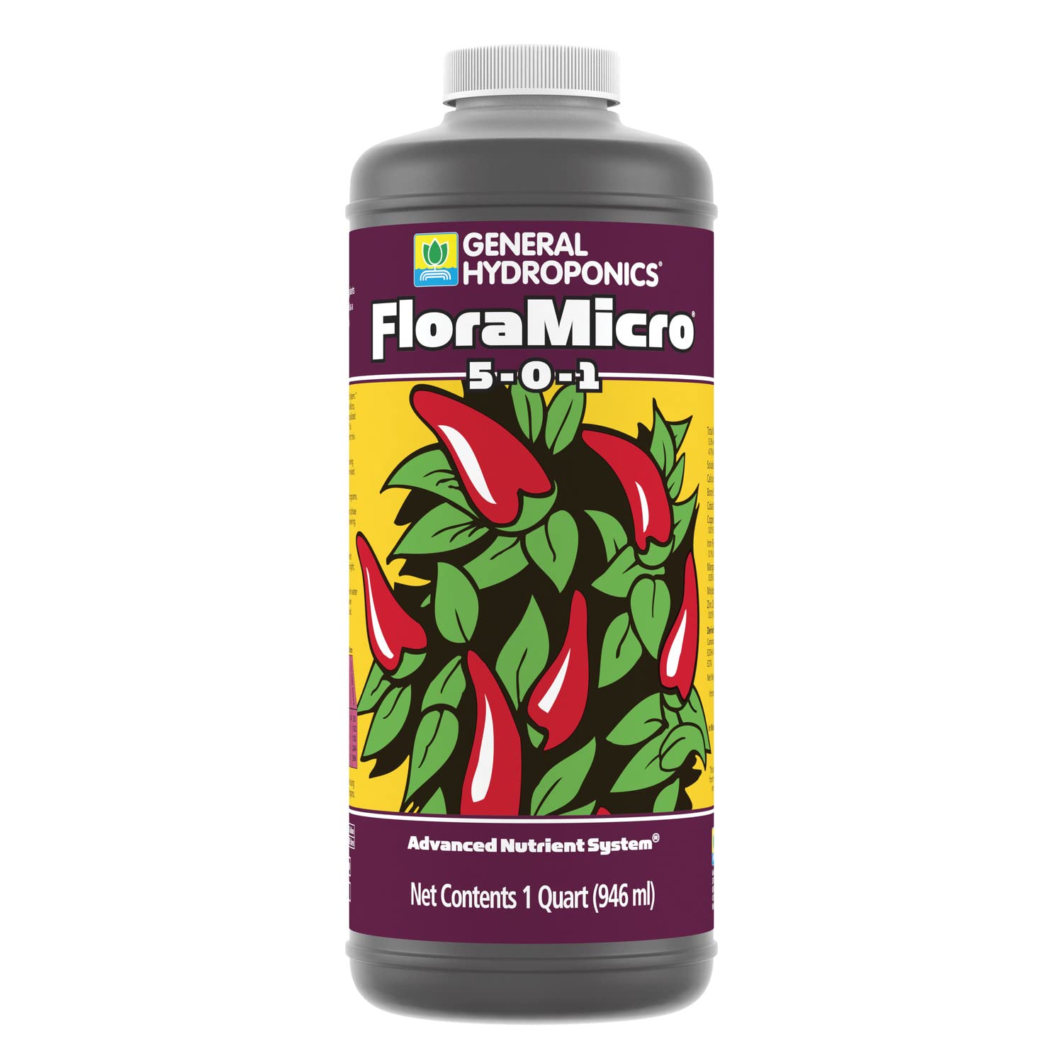 General Hydroponics FloraMicro, 1 Quart