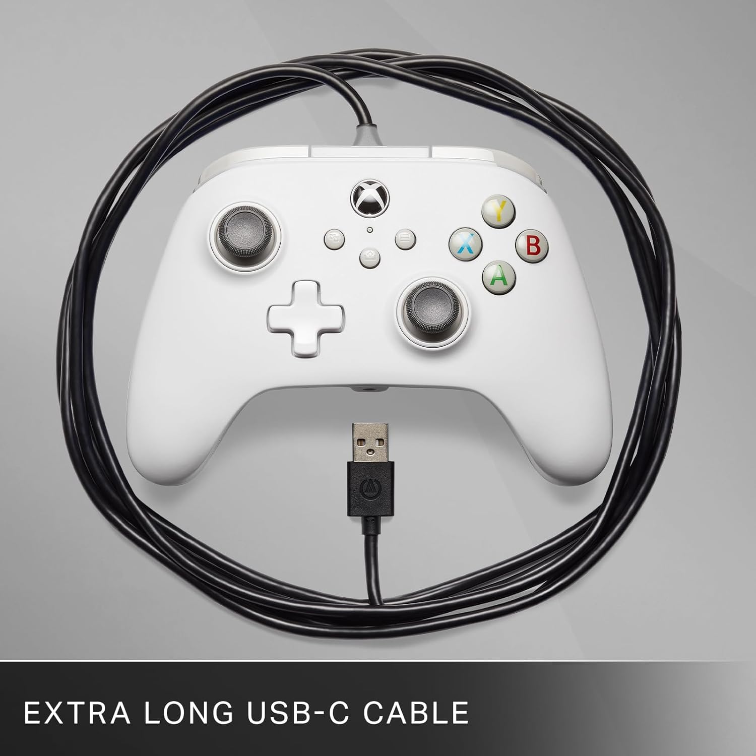 PowerA Wired Controller for Xbox Series X|S - blue, gamepad, video game/gaming controller, works with Xbox One, Officially Licensed