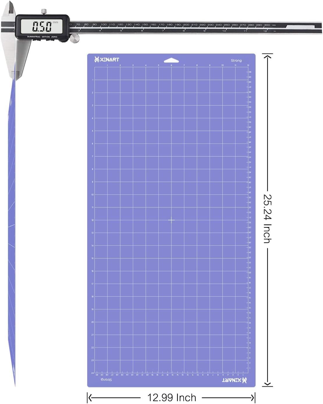 Xinart Cutting Mats for Cricut Maker 3,Maker,Explore 3,Air 2,12x24 inch Variety Replacement Cut Mat Compitable with Cricut Machines 3 Mats