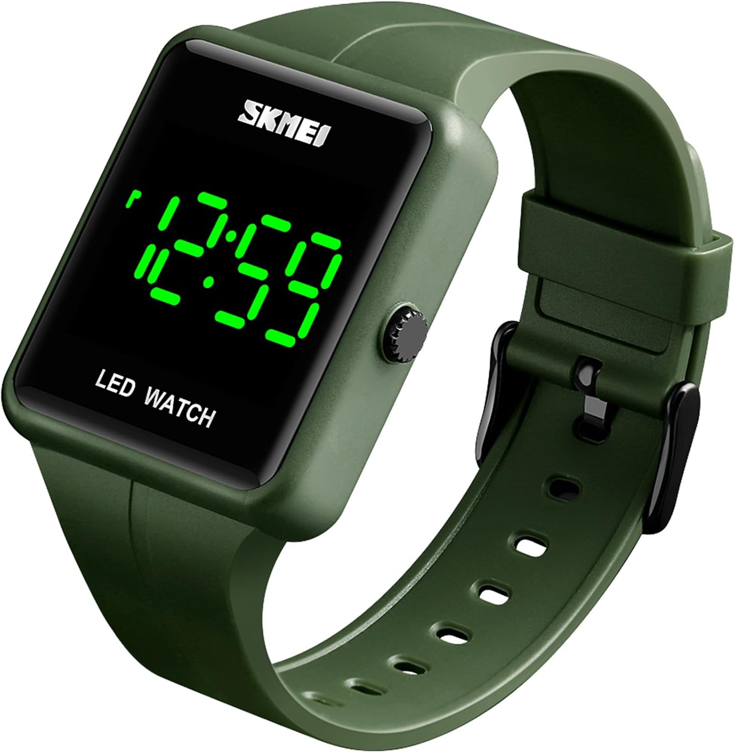 Gosasa Large Face LED Digital Watch Date Time 3Bar Waterproof Wristwatch Men Women Sports Watches
