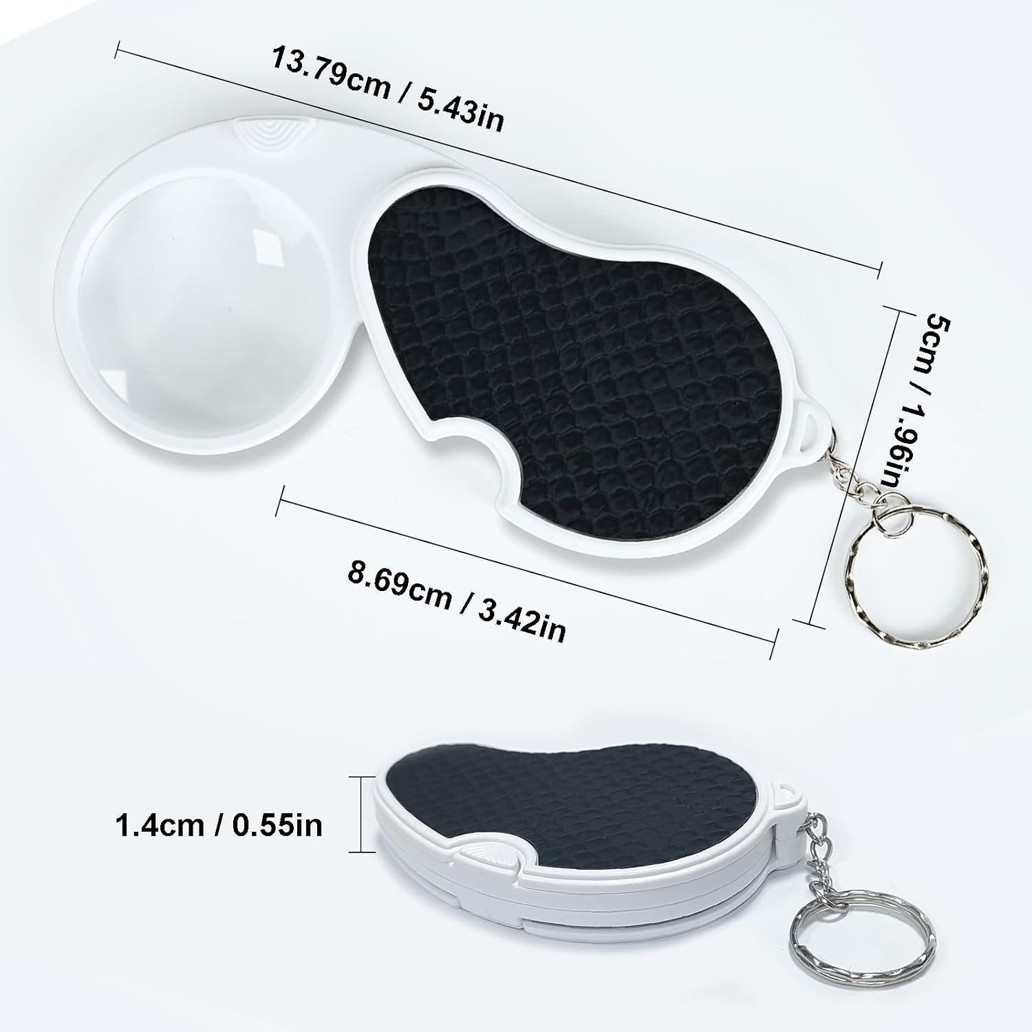 TECHSHARE Magnifying Glass with Light, Lighted Magnifying Glass