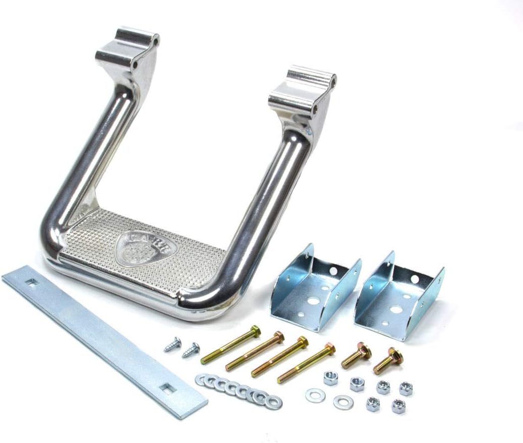 Carr 102522-1 Hoop II Truck Step | Non-Slip Pattern for Secure Footing | Multi-Mount System | Built to Withstand Tough Use & Weather | Minor