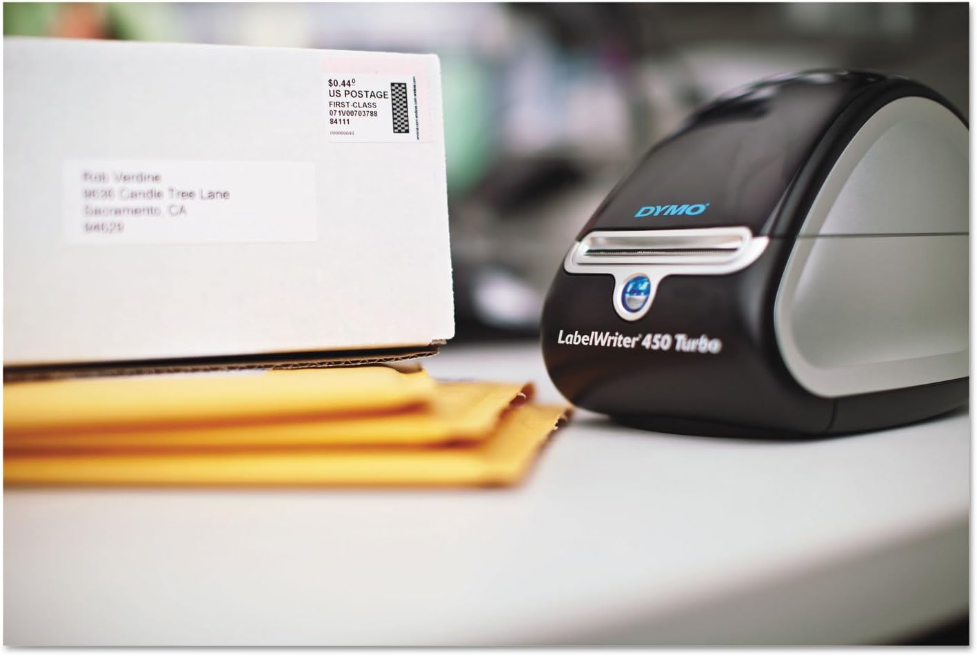 DYM1752265 - Dymo LabelWriter 450 Turbo Direct Thermal Printer - Monochrome - Label Print