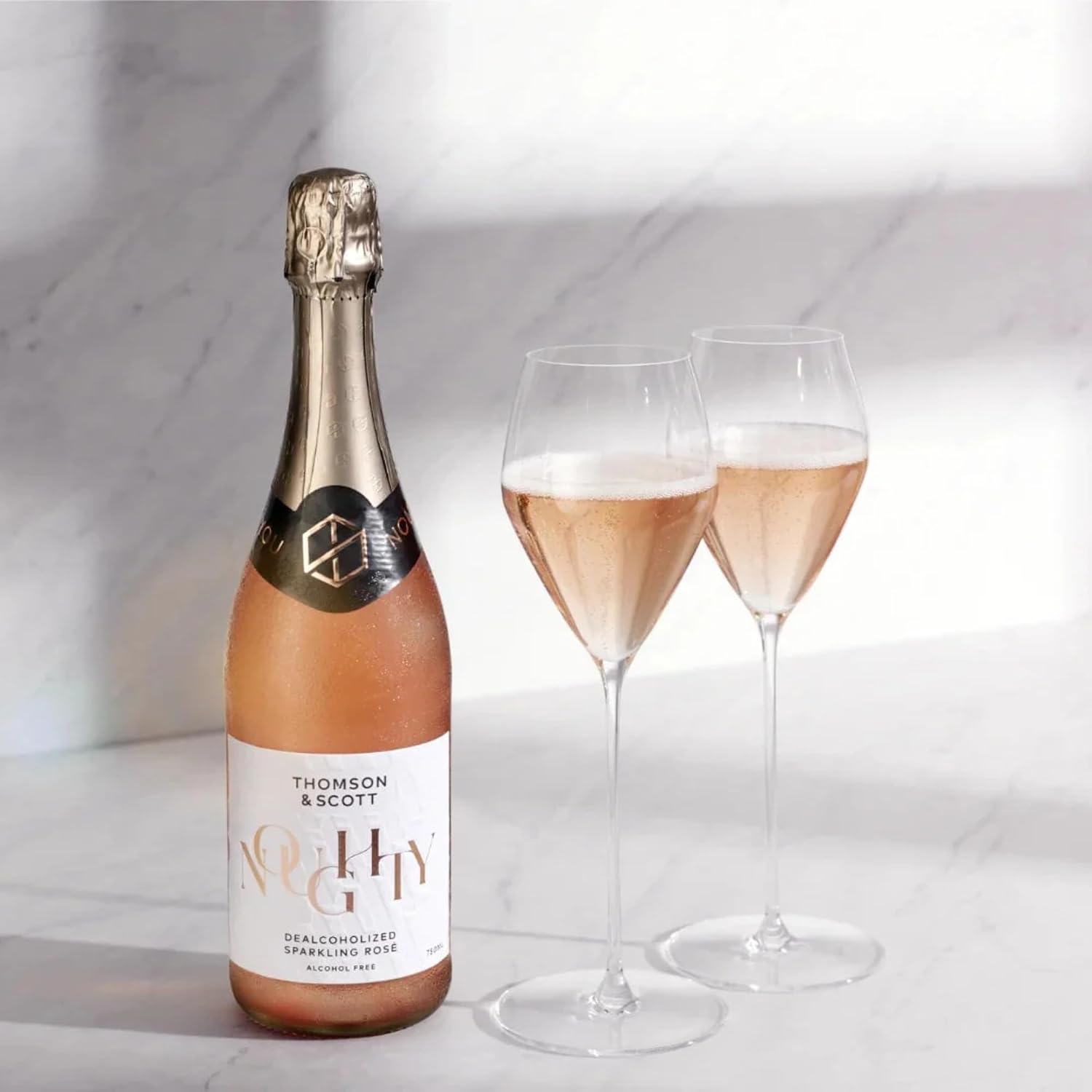 Non-Alcoholic Rosé Wine Sampler - 4 Bottles (25.4 Fl Oz Each) So Jennie Sparkling, Le Petit Chavin, Pierre Zéro Signature
