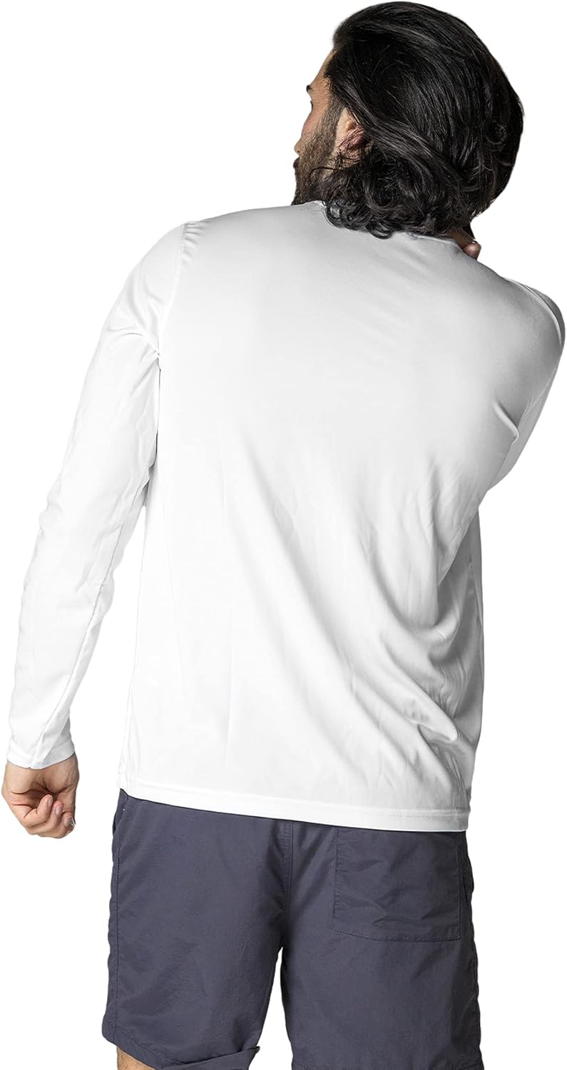 Vapor Apparel Men's Outdoor UPF 50+ Long Sleeve T-Shirt, UV Sun Protection for Fishing, Running, Hiking, Swimming