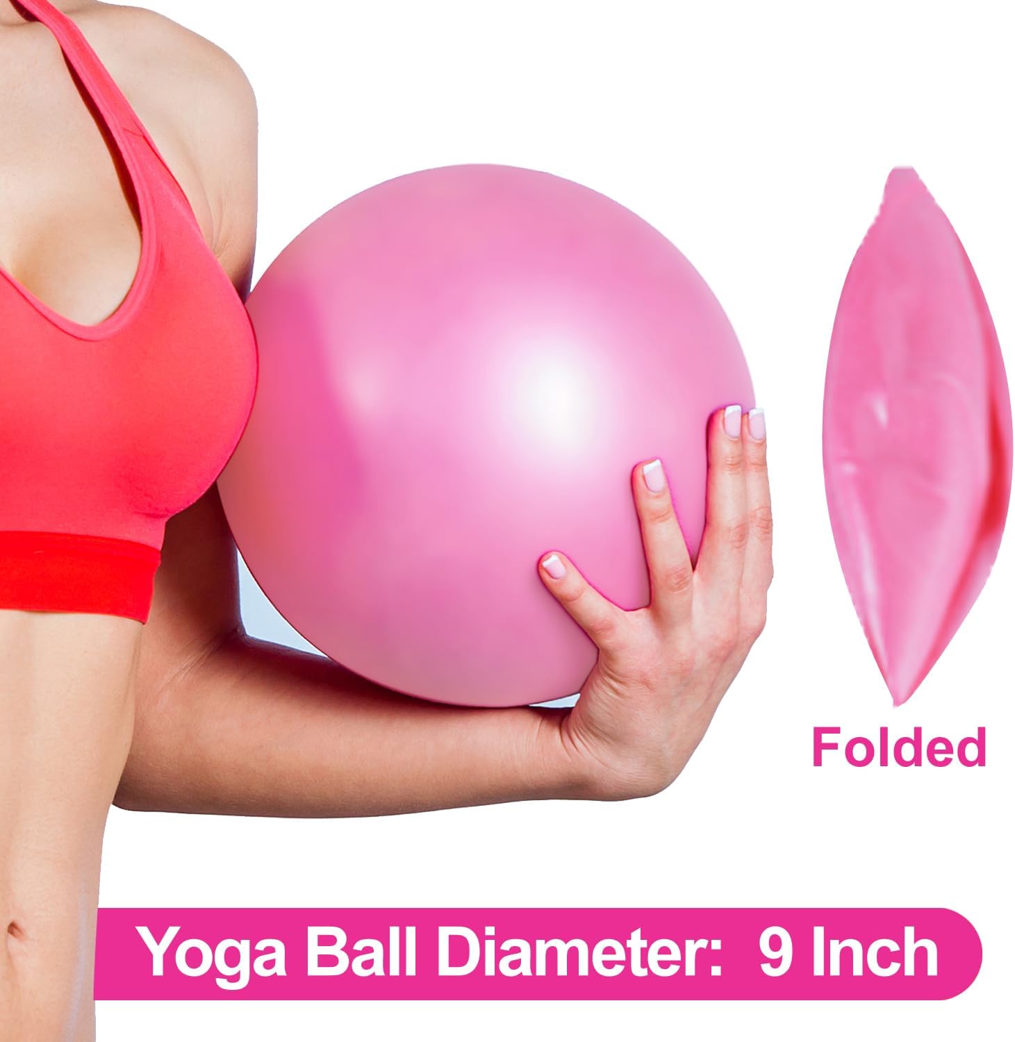 nononfish Mini Exercise Barre Ball for Yoga, Pilates, Stability Exercise Home Workout