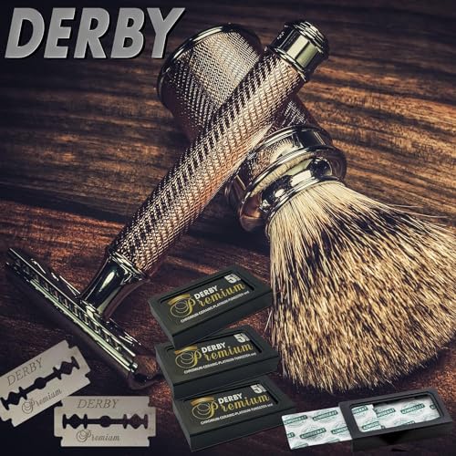 Derby Premium Double Edge Razor Blades, 100 Count