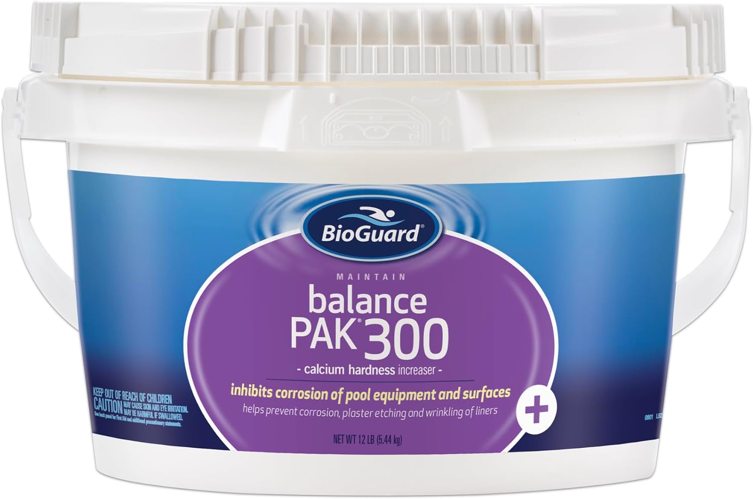 BioGuard Balance Pak 300, Calcium Hardness Increaser, 12 lb, Single Pack | Quick-Dissolving, Prevent Corrosion of Pool Equipment and Surfaces
