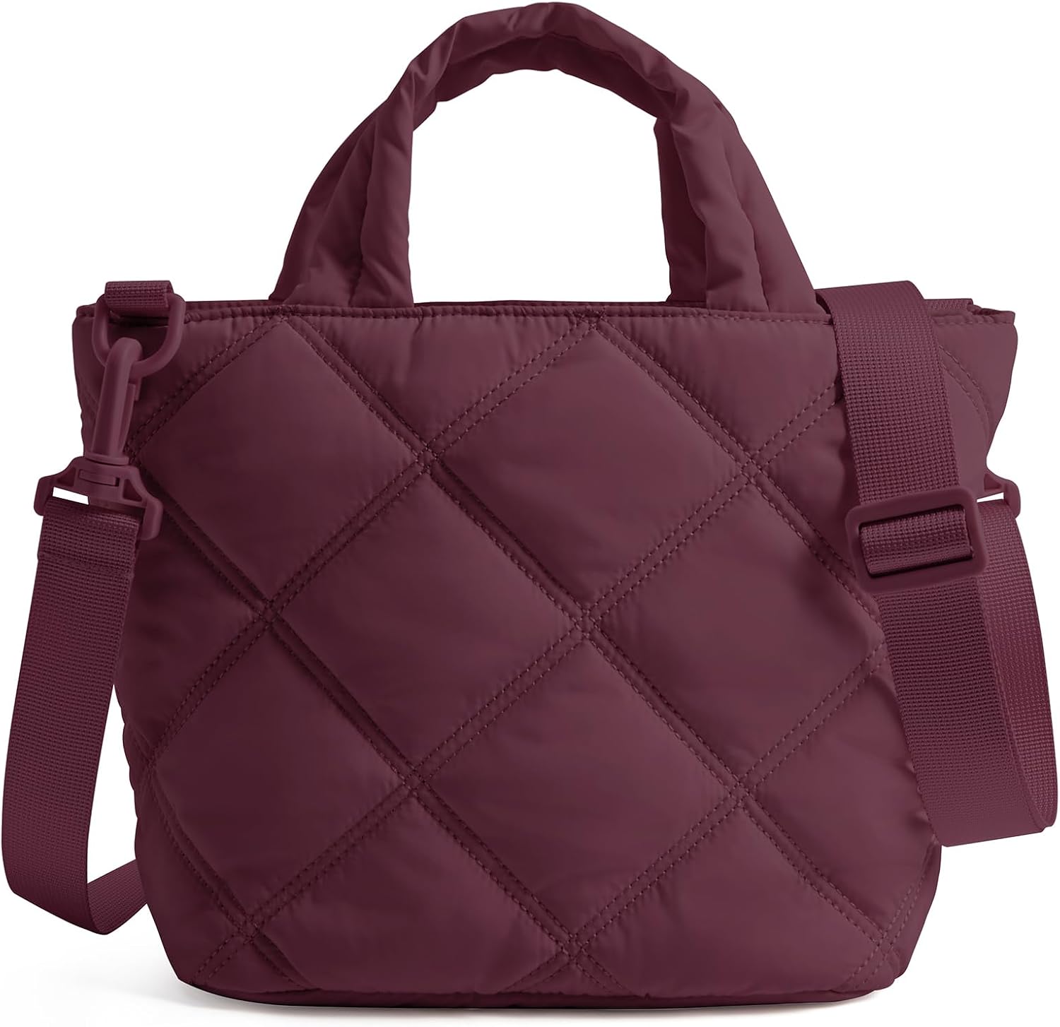BAGSMART Crossbody Bags for Women, Lightweight Purses for Women, Quilted Puffer Tote Handbags for Daily Use,Shop,Travel