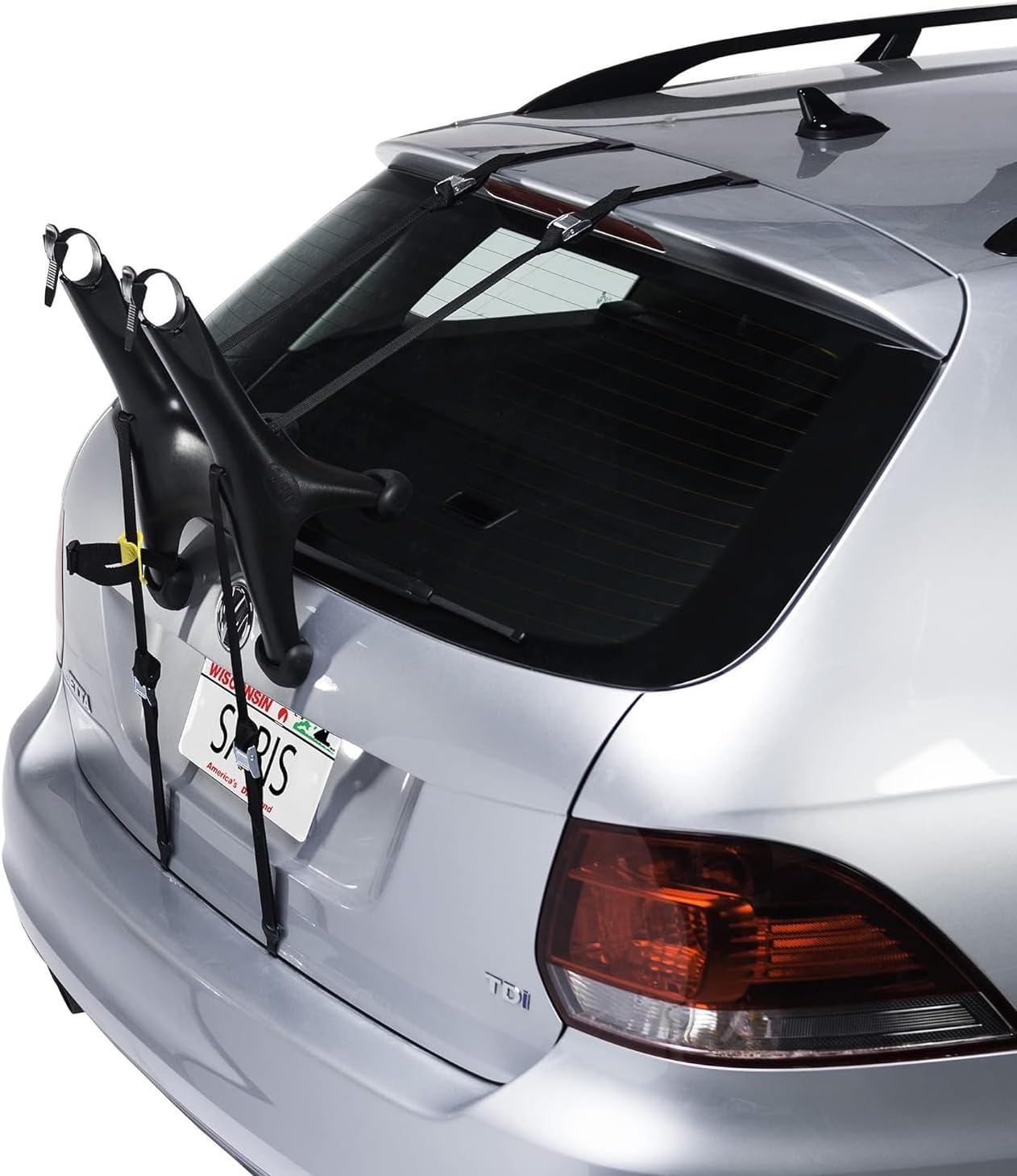 Saris Solo Bike Rack – Trunk Mount, 1-Bike Carrier for Cars & SUVs – Lightweight