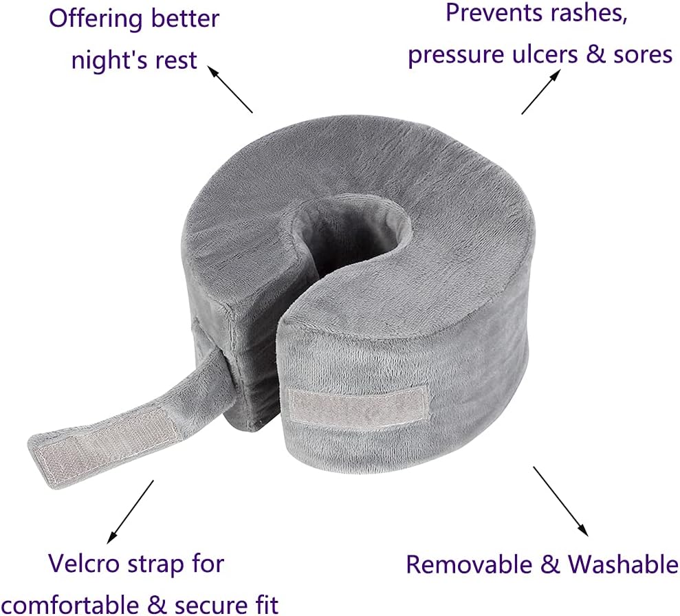 Foot Elevation Pillow Elevating Leg Rest Ankle Protector Foot Leg Support Pillow Broken Ankle Donut Foam Foot Elevator Cushion Heel Pillows