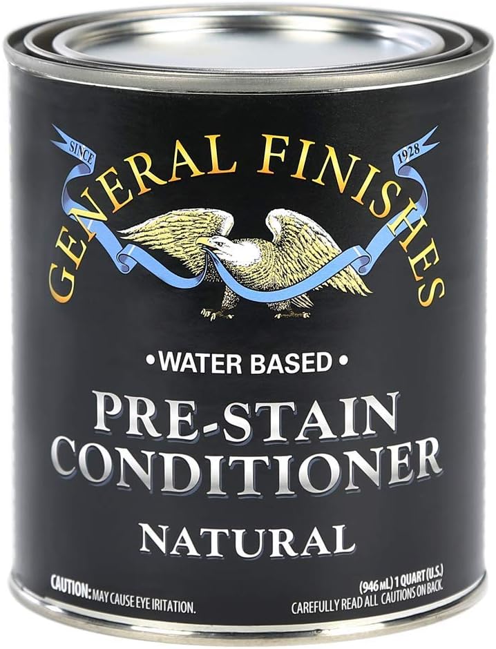 General Finishes Water Based Wood Stain, 1 Quart, Antique Oak